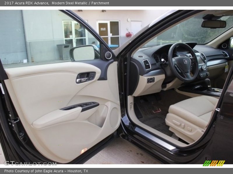 Modern Steel Metallic / Parchment 2017 Acura RDX Advance