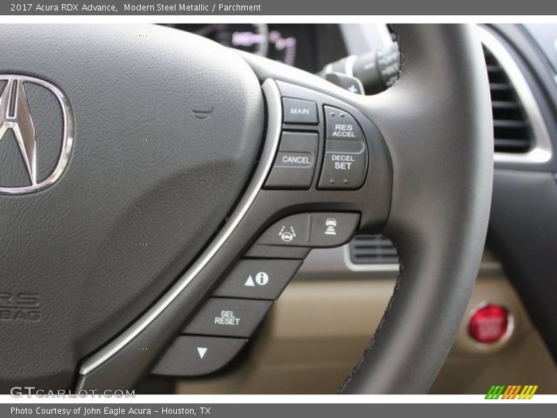 Modern Steel Metallic / Parchment 2017 Acura RDX Advance