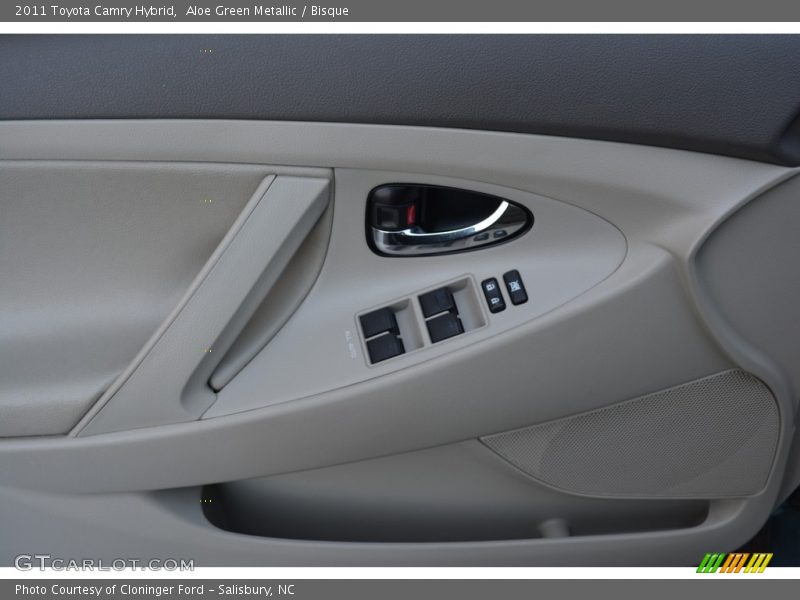 Aloe Green Metallic / Bisque 2011 Toyota Camry Hybrid