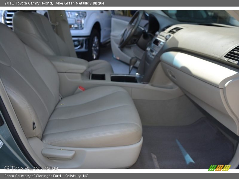 Aloe Green Metallic / Bisque 2011 Toyota Camry Hybrid