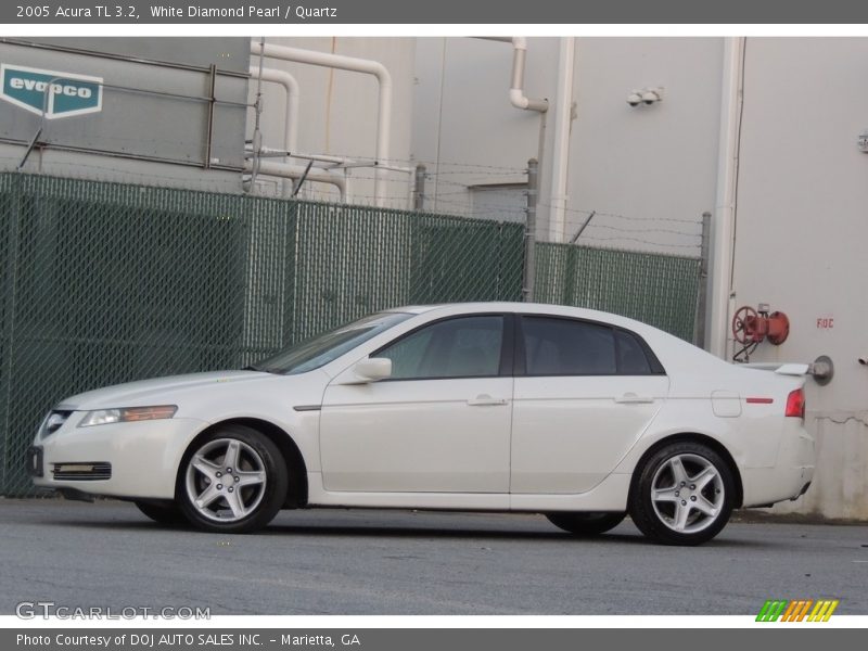 White Diamond Pearl / Quartz 2005 Acura TL 3.2