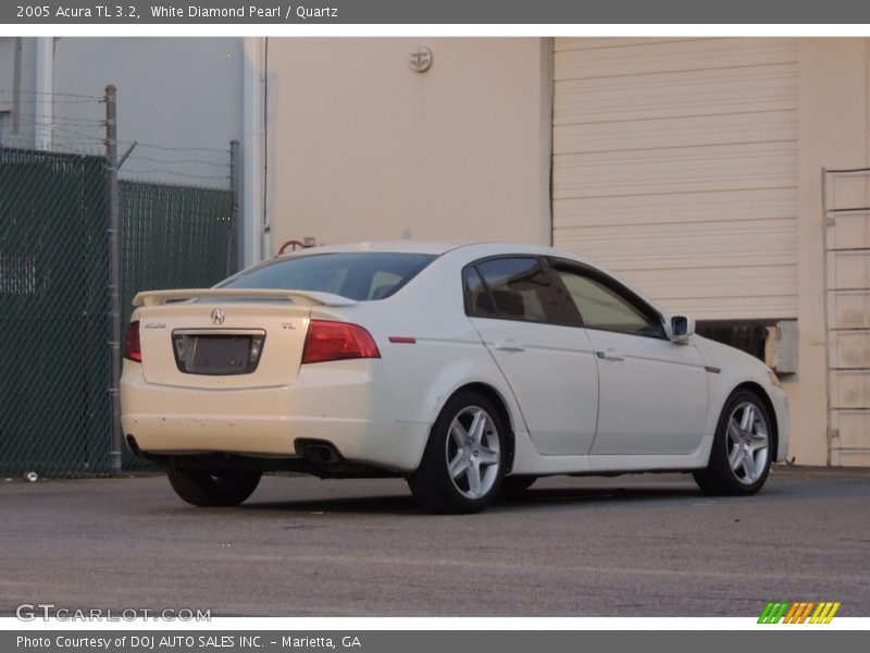 White Diamond Pearl / Quartz 2005 Acura TL 3.2