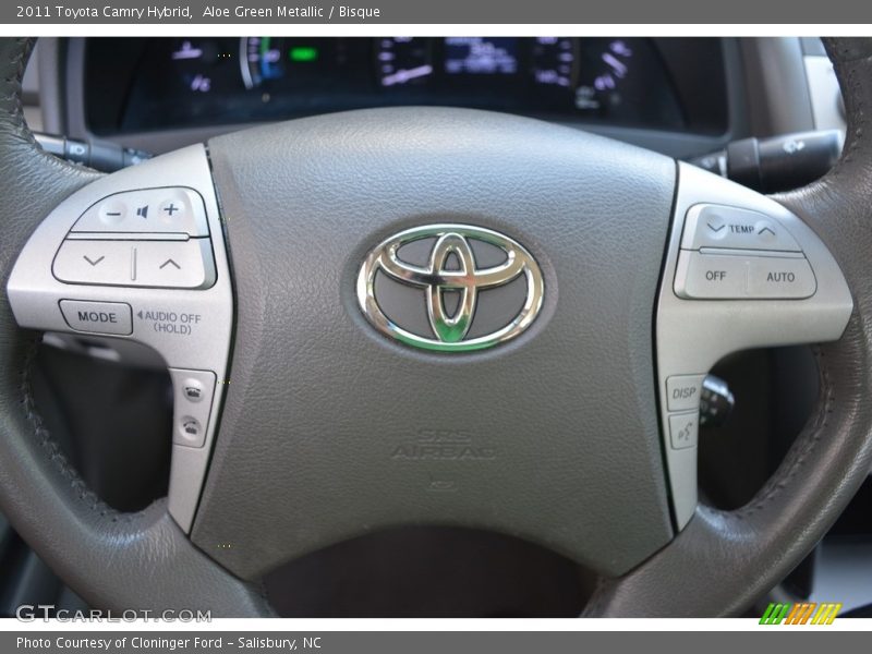 Aloe Green Metallic / Bisque 2011 Toyota Camry Hybrid