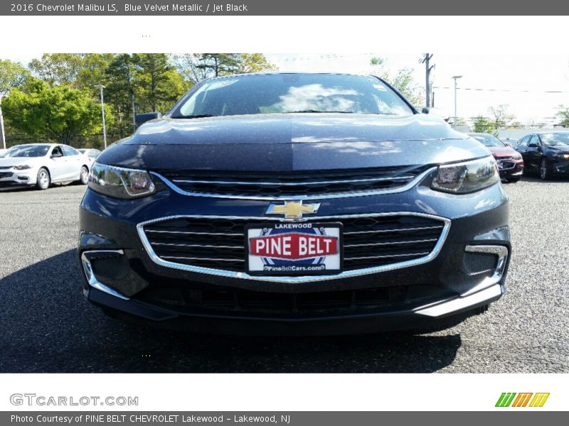 Blue Velvet Metallic / Jet Black 2016 Chevrolet Malibu LS