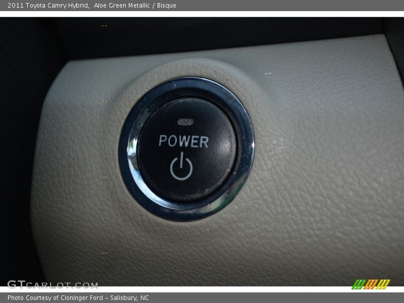 Aloe Green Metallic / Bisque 2011 Toyota Camry Hybrid
