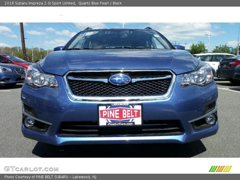 Quartz Blue Pearl / Black 2016 Subaru Impreza 2.0i Sport Limited