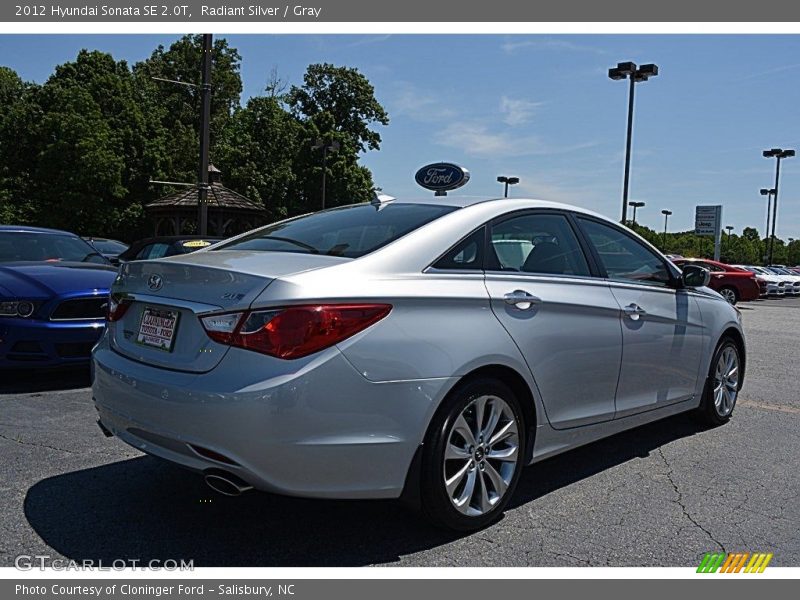 Radiant Silver / Gray 2012 Hyundai Sonata SE 2.0T