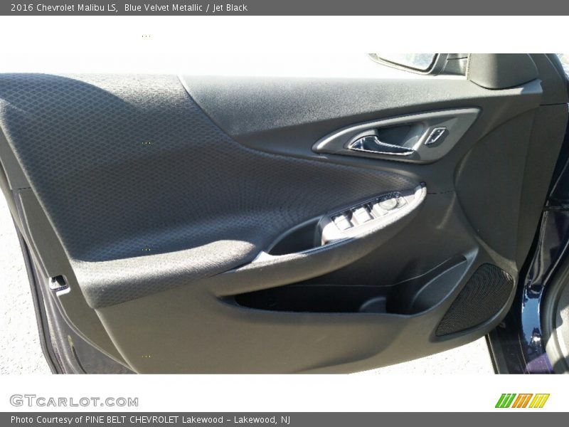 Blue Velvet Metallic / Jet Black 2016 Chevrolet Malibu LS