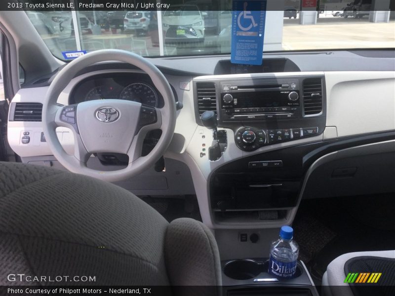 Predawn Gray Mica / Light Gray 2013 Toyota Sienna LE