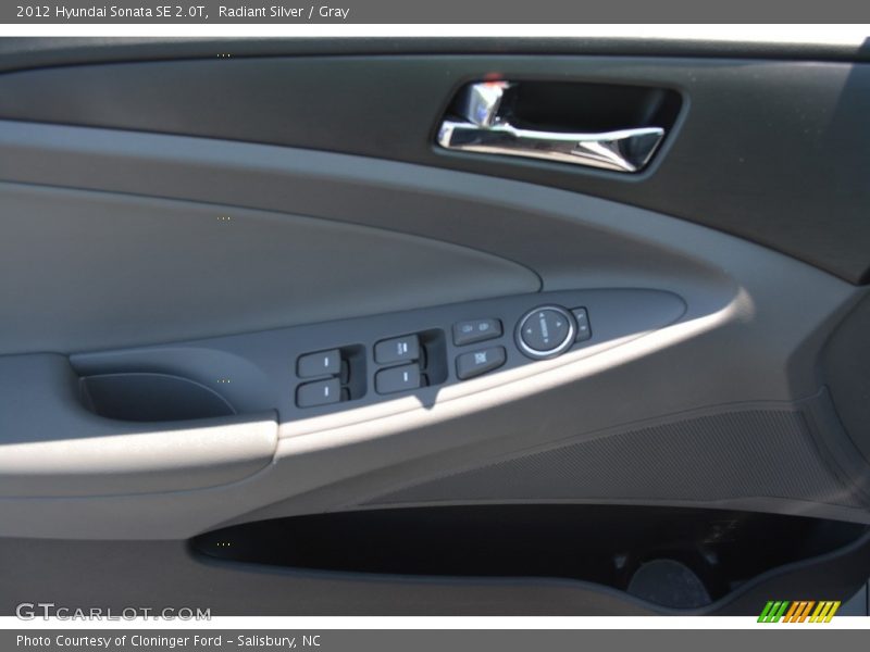 Radiant Silver / Gray 2012 Hyundai Sonata SE 2.0T