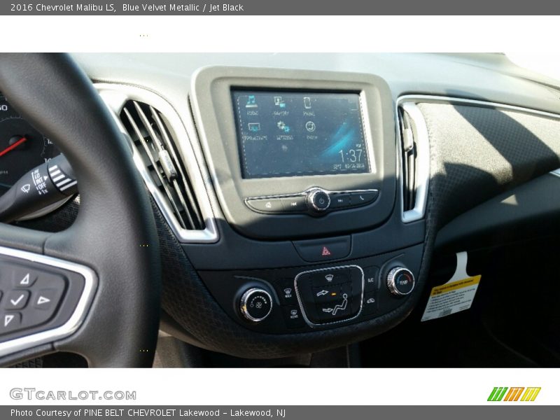 Blue Velvet Metallic / Jet Black 2016 Chevrolet Malibu LS