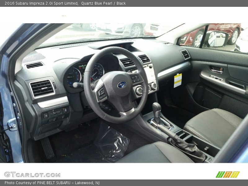 Quartz Blue Pearl / Black 2016 Subaru Impreza 2.0i Sport Limited