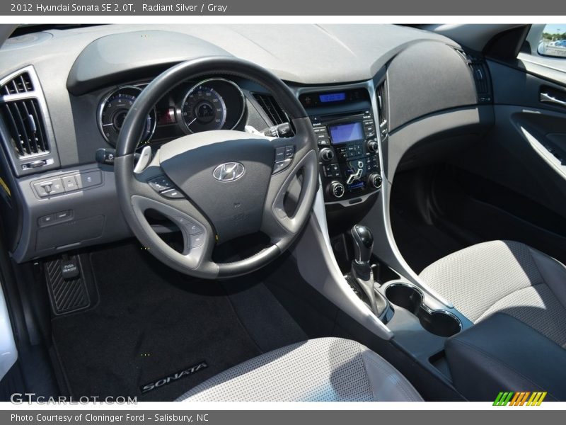 Radiant Silver / Gray 2012 Hyundai Sonata SE 2.0T
