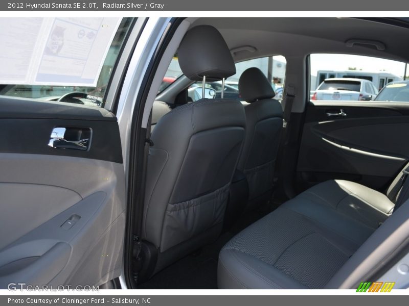 Radiant Silver / Gray 2012 Hyundai Sonata SE 2.0T