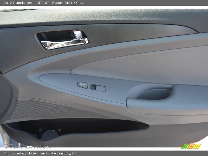 Radiant Silver / Gray 2012 Hyundai Sonata SE 2.0T