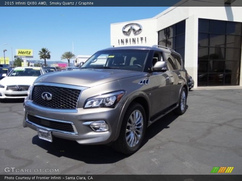 Smoky Quartz / Graphite 2015 Infiniti QX80 AWD