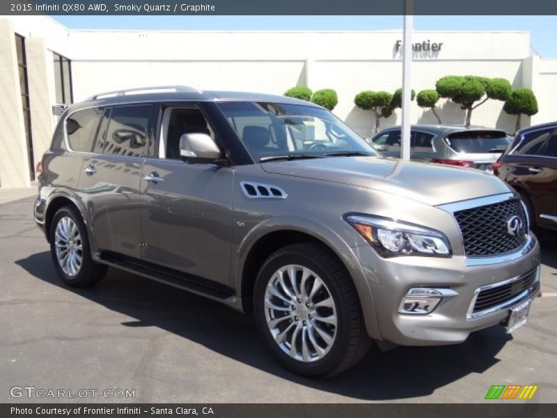 Smoky Quartz / Graphite 2015 Infiniti QX80 AWD