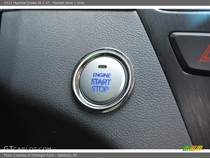 Radiant Silver / Gray 2012 Hyundai Sonata SE 2.0T
