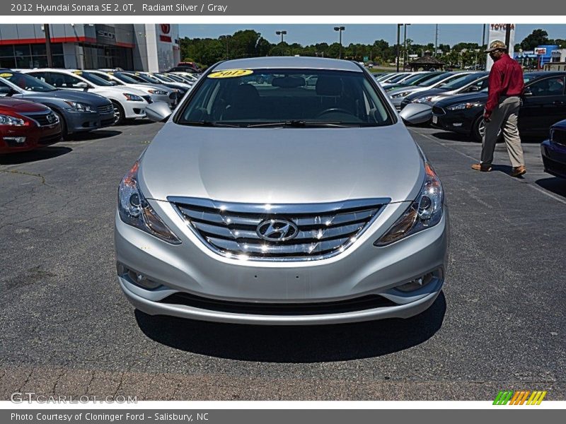 Radiant Silver / Gray 2012 Hyundai Sonata SE 2.0T
