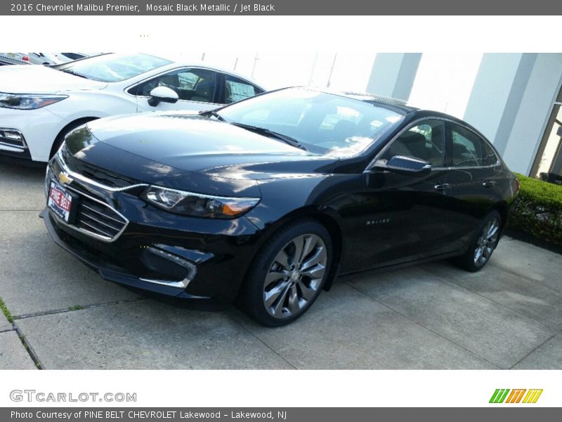 Mosaic Black Metallic / Jet Black 2016 Chevrolet Malibu Premier