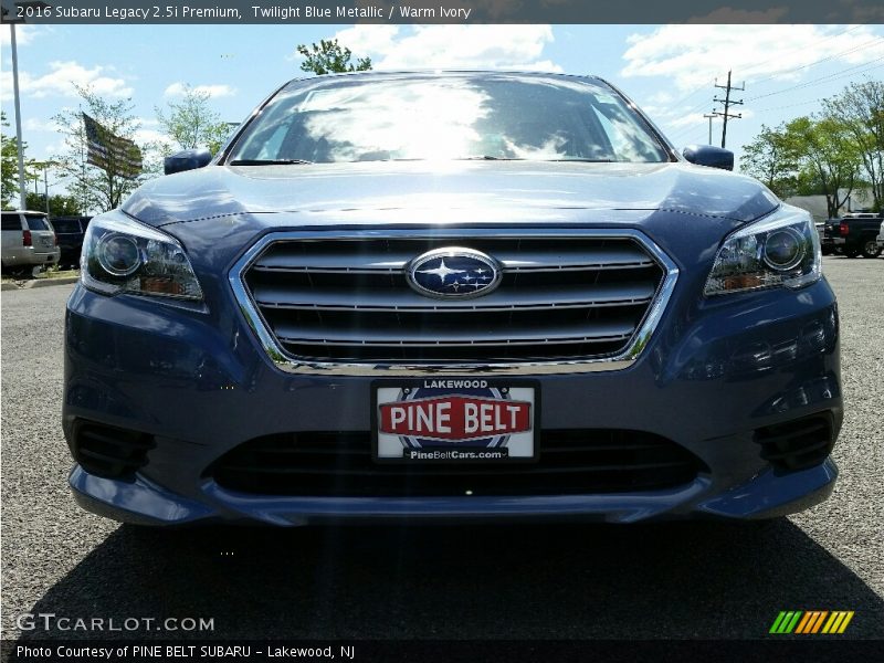 Twilight Blue Metallic / Warm Ivory 2016 Subaru Legacy 2.5i Premium