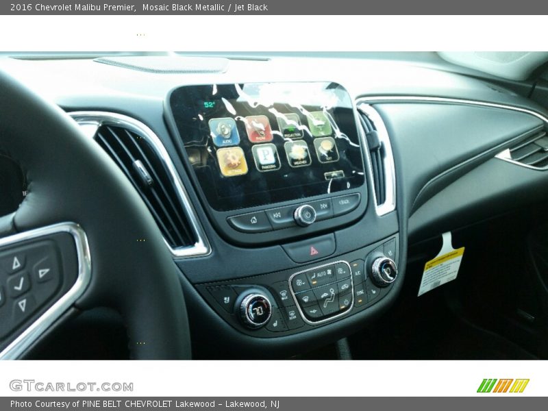 Mosaic Black Metallic / Jet Black 2016 Chevrolet Malibu Premier