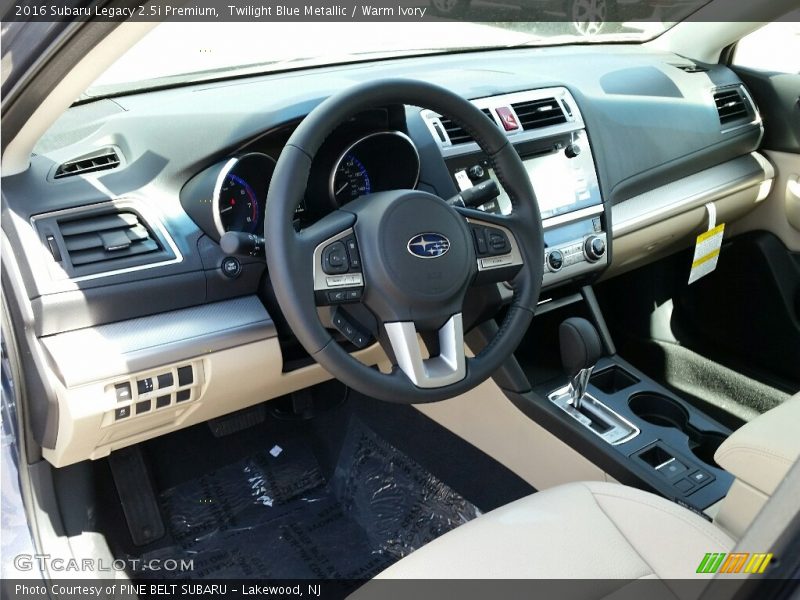 Twilight Blue Metallic / Warm Ivory 2016 Subaru Legacy 2.5i Premium