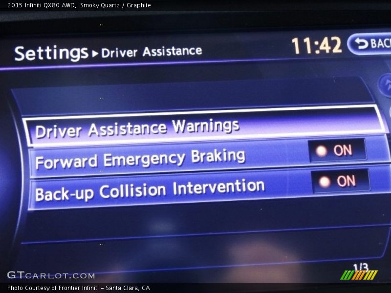 Smoky Quartz / Graphite 2015 Infiniti QX80 AWD