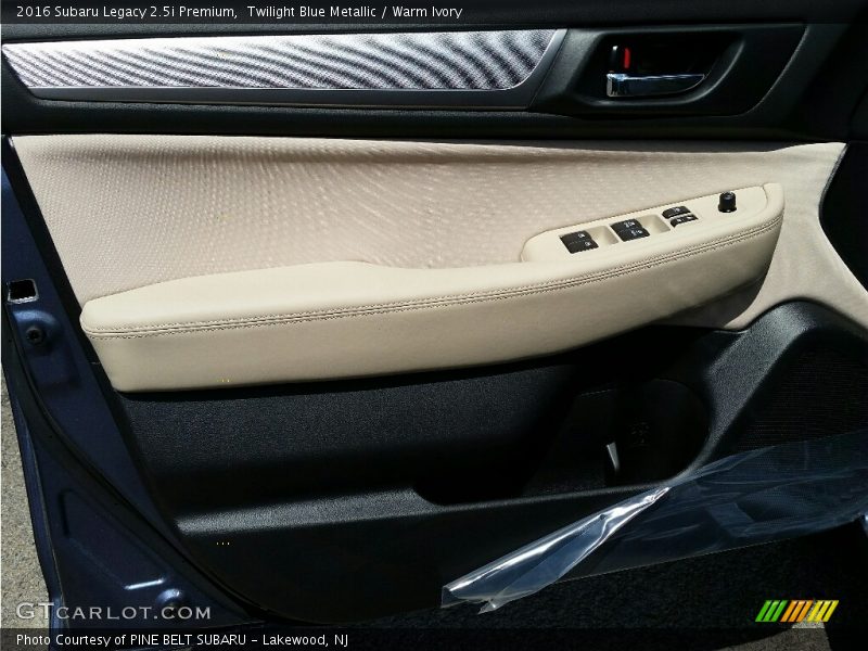 Twilight Blue Metallic / Warm Ivory 2016 Subaru Legacy 2.5i Premium
