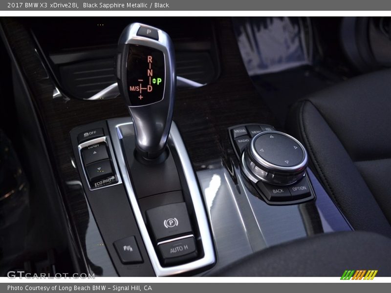 Black Sapphire Metallic / Black 2017 BMW X3 xDrive28i