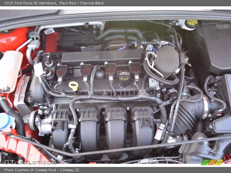 Race Red / Charcoal Black 2015 Ford Focus SE Hatchback