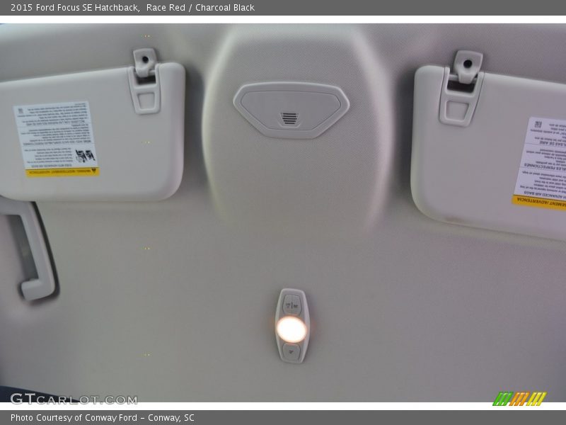 Race Red / Charcoal Black 2015 Ford Focus SE Hatchback