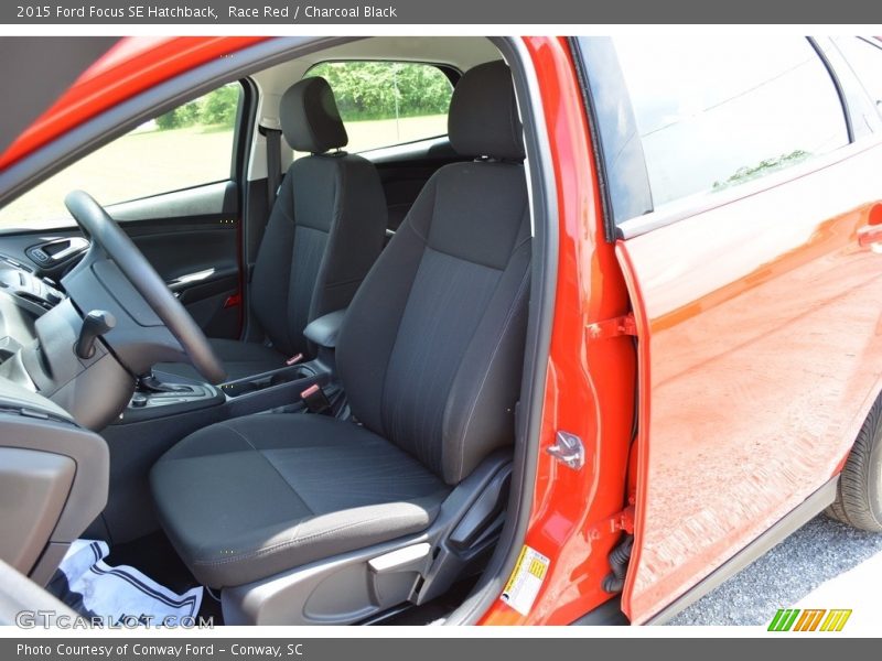Race Red / Charcoal Black 2015 Ford Focus SE Hatchback
