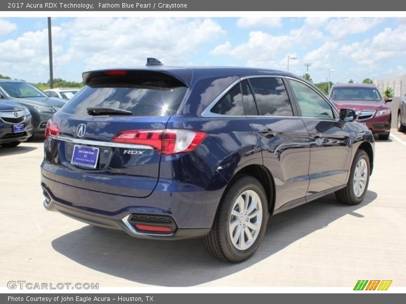 Fathom Blue Pearl / Graystone 2017 Acura RDX Technology