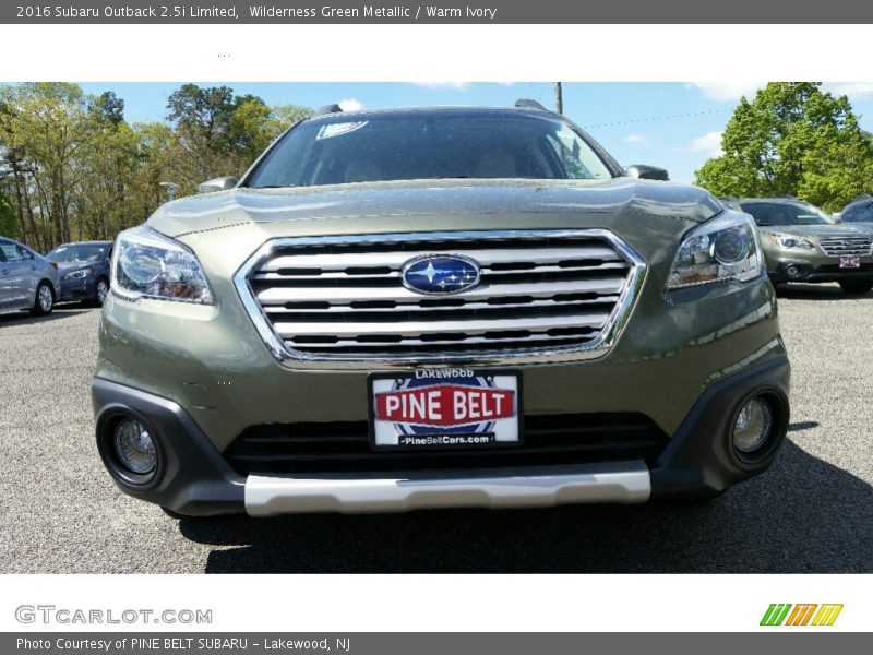 Wilderness Green Metallic / Warm Ivory 2016 Subaru Outback 2.5i Limited