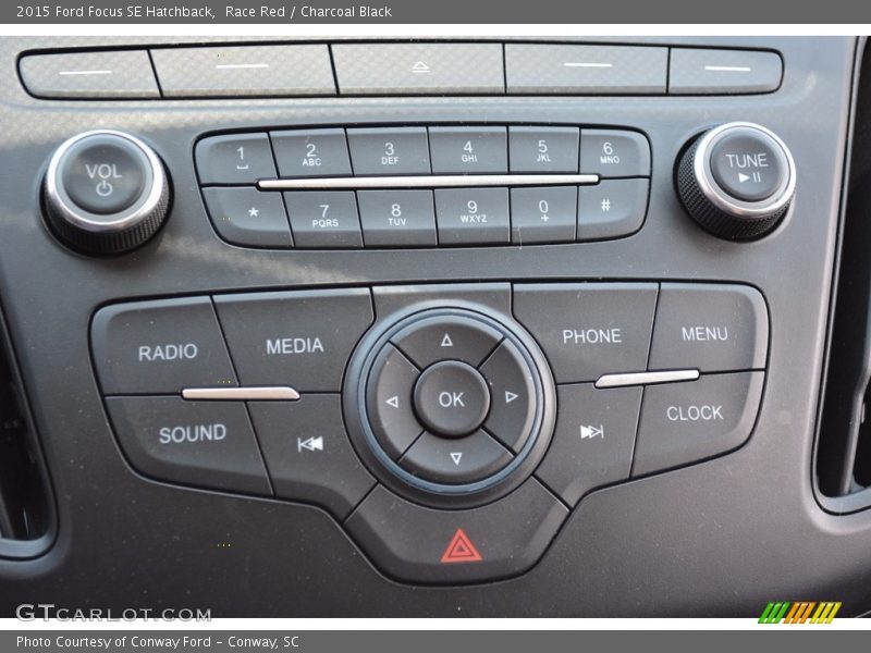 Race Red / Charcoal Black 2015 Ford Focus SE Hatchback