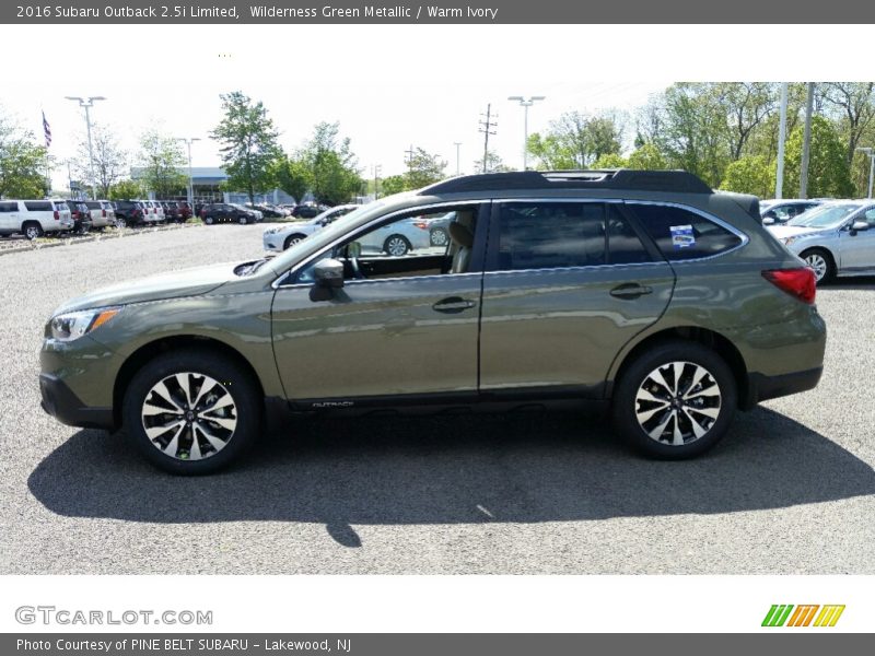 Wilderness Green Metallic / Warm Ivory 2016 Subaru Outback 2.5i Limited
