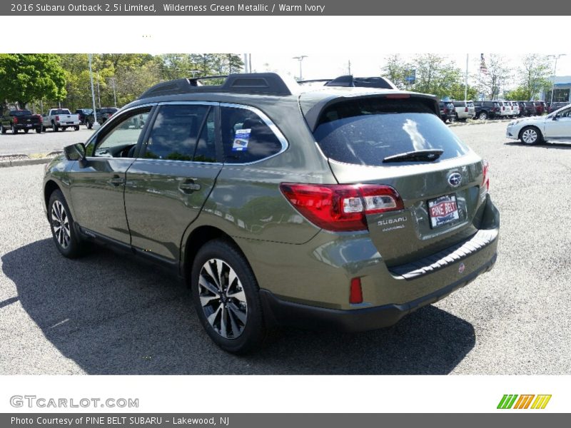 Wilderness Green Metallic / Warm Ivory 2016 Subaru Outback 2.5i Limited