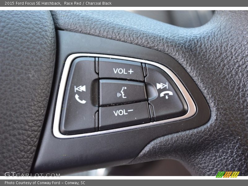 Race Red / Charcoal Black 2015 Ford Focus SE Hatchback