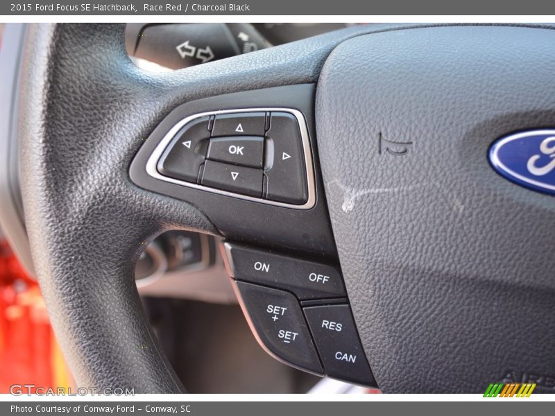 Race Red / Charcoal Black 2015 Ford Focus SE Hatchback