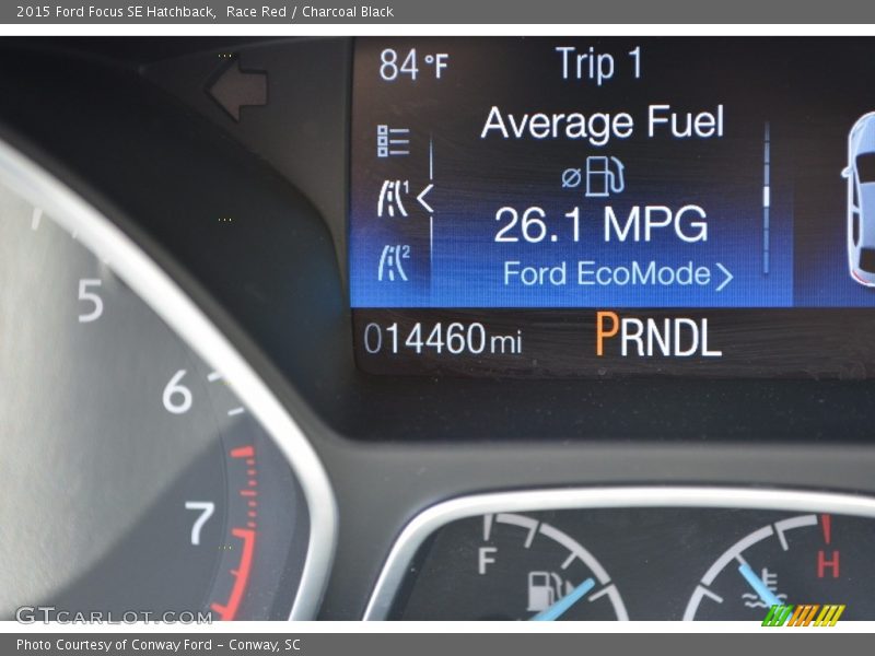 Race Red / Charcoal Black 2015 Ford Focus SE Hatchback