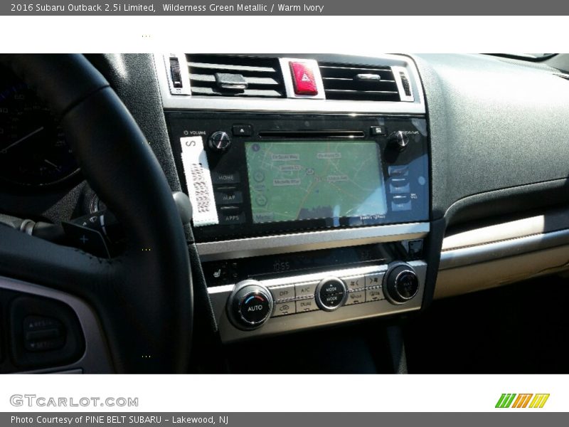 Wilderness Green Metallic / Warm Ivory 2016 Subaru Outback 2.5i Limited