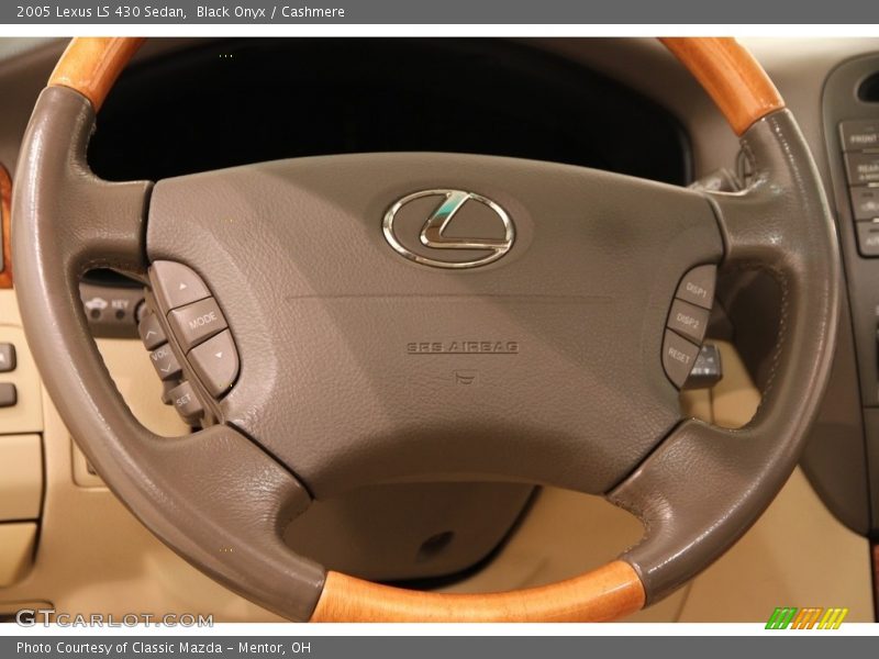 Black Onyx / Cashmere 2005 Lexus LS 430 Sedan