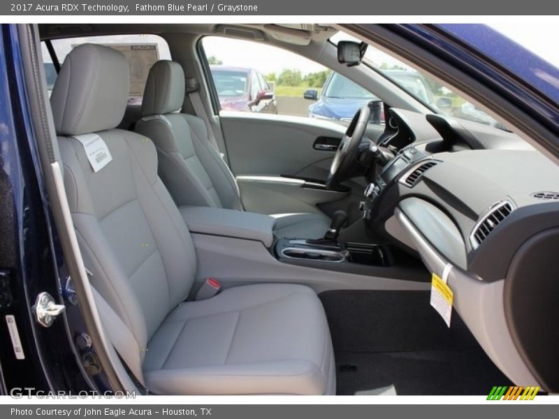Fathom Blue Pearl / Graystone 2017 Acura RDX Technology