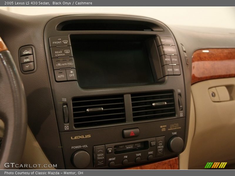 Black Onyx / Cashmere 2005 Lexus LS 430 Sedan