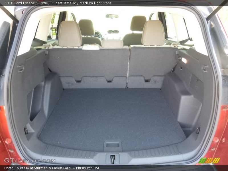 Sunset Metallic / Medium Light Stone 2016 Ford Escape SE 4WD