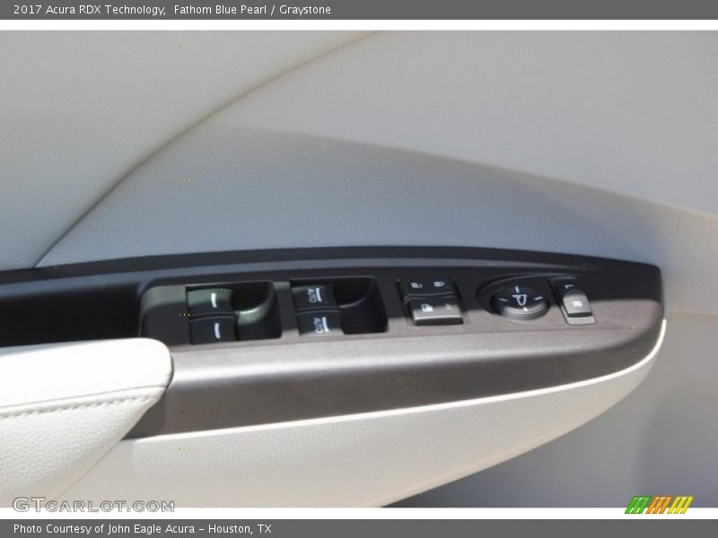 Fathom Blue Pearl / Graystone 2017 Acura RDX Technology