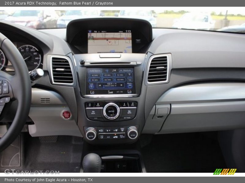 Fathom Blue Pearl / Graystone 2017 Acura RDX Technology
