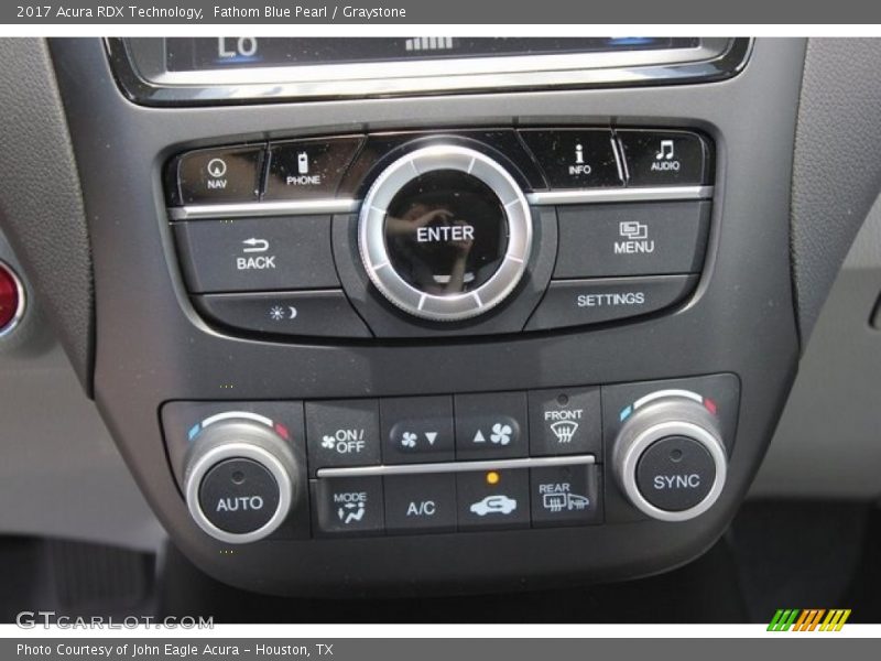 Fathom Blue Pearl / Graystone 2017 Acura RDX Technology