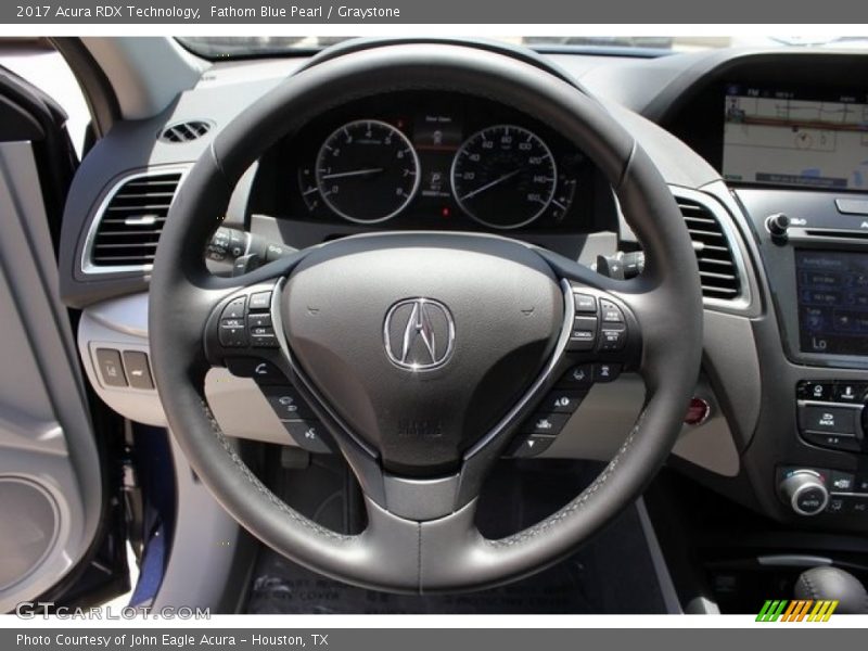 Fathom Blue Pearl / Graystone 2017 Acura RDX Technology